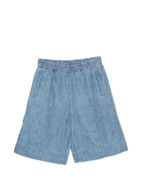 LESS panelled linen shorts Blue 2Q5E13190