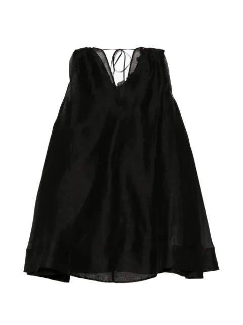 JNBY layered organza dress Black 5Q5G22360