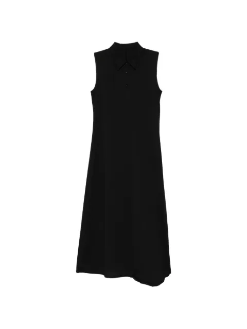LESS gathered sleeveless dress Black 2Q6G15170