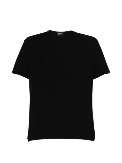 Zegna V-neck loungewear Black N3M801860