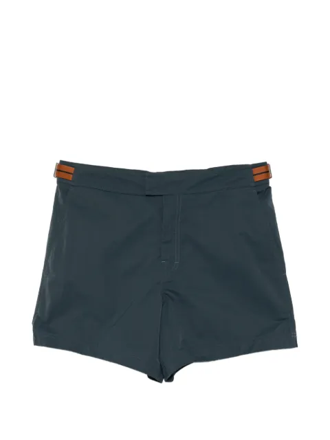 Zegna buckle-fastening swim shorts Blue N7B542830