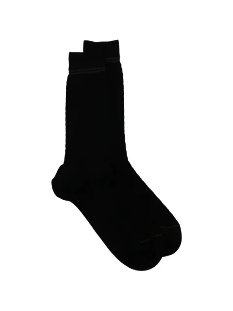 Zegna striped mid-calf socks Black N5V407220