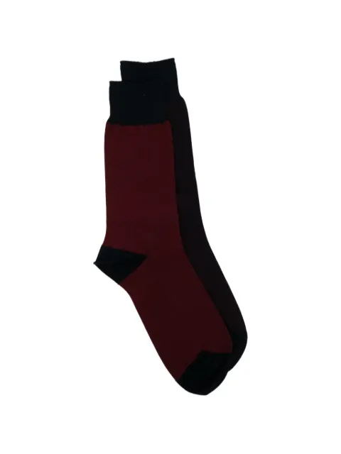 Zegna reversible socks Red N5V400190