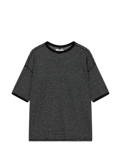 TOMBOY striped short-sleeve T-shirt Black 9106222222
