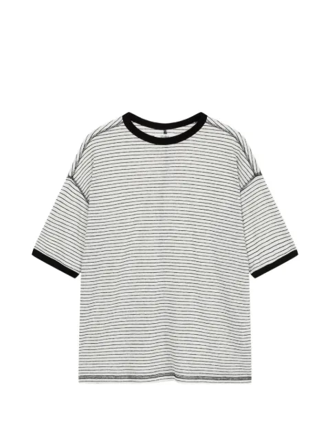 TOMBOY striped short-sleeve T-shirt White 9106222222
