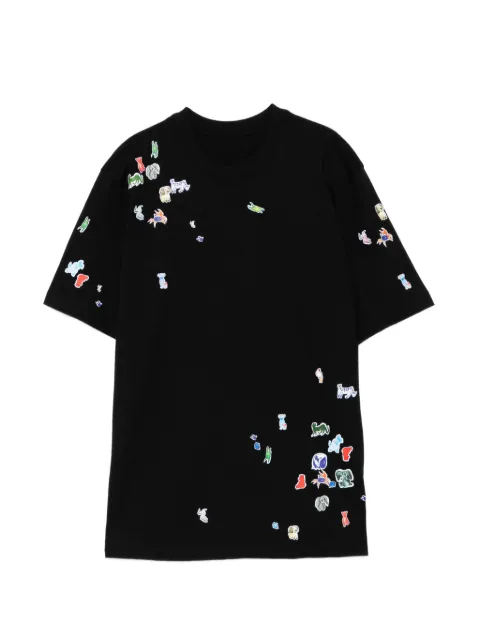 JNBY animal-motif T-shirt Black 5Q5110290