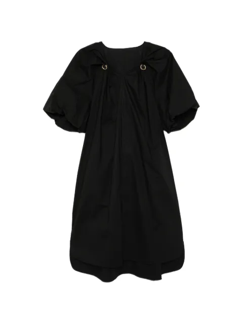 JNBY V-neck balloon dress Black 5Q4G11080
