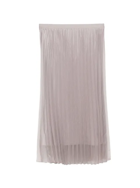 JNBY Soft Rhythm pleated skirt Purple 5Q4D12320