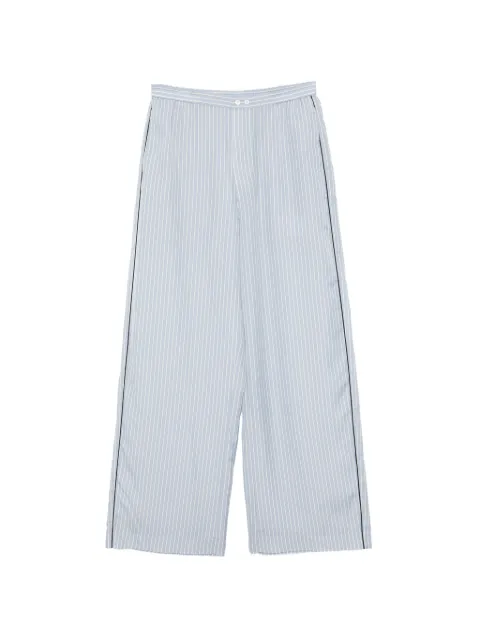 JNBY striped wide-leg trousers Blue 5Q4E13550
