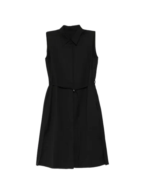LESS belted sleeveless dress Black 2Q5G16260