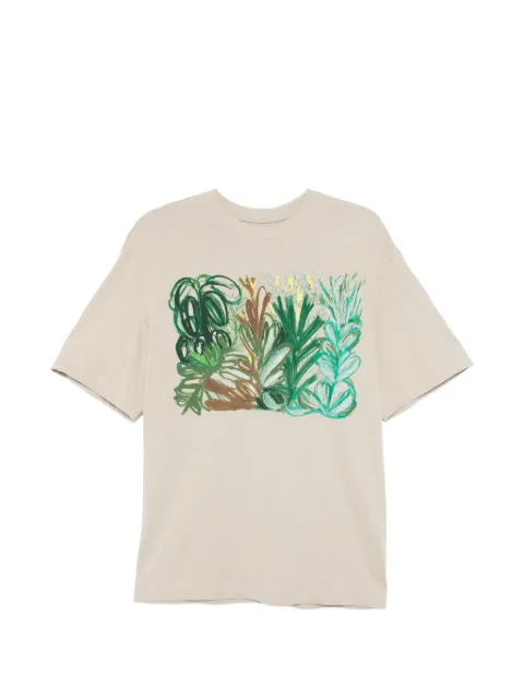 JNBY graphic-print T-shirt Neutrals 5Q5110370