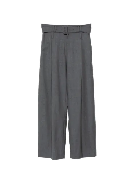 LESS belted wide-leg trousers Grey 2Q5E15350