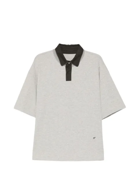 CROQUIS double-collar polo shirt Grey 9Q5110270