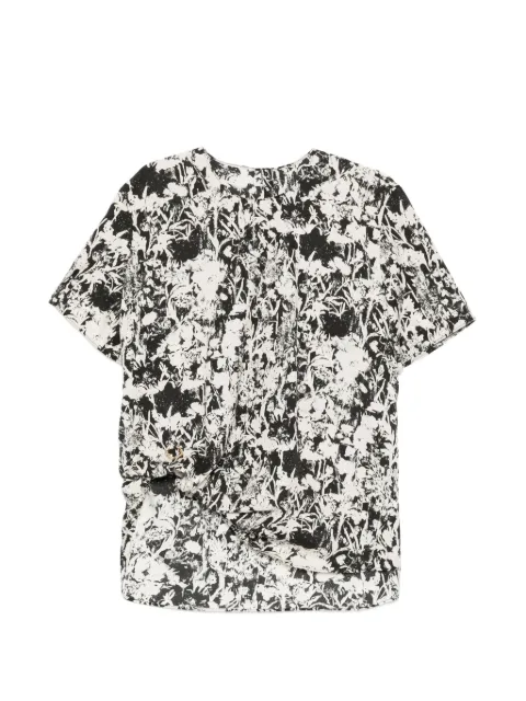JNBY floral-print poplin shirt White 5Q5210790