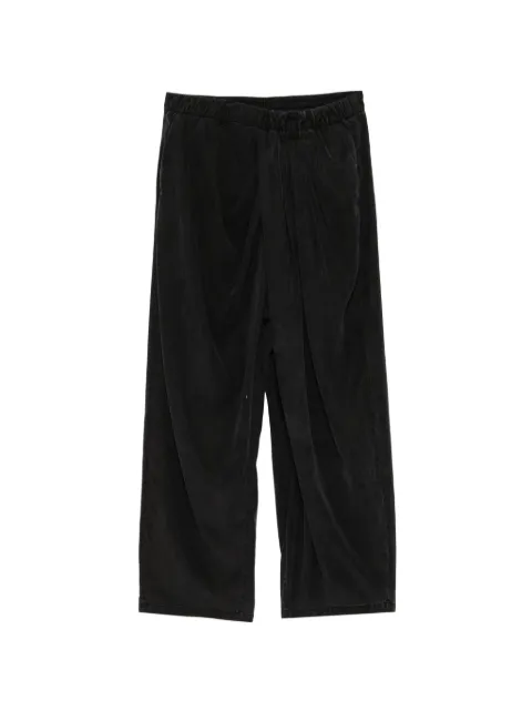 CROQUIS logo-patch trousers Grey 9Q5E12540