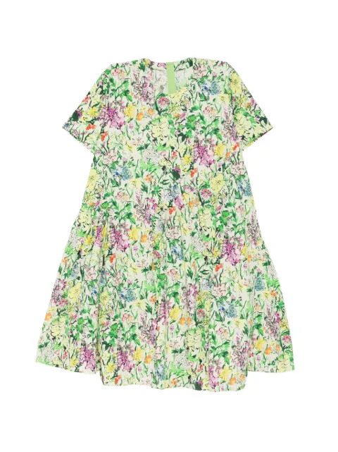 JNBY floral-print round-neck dress Green 5Q5G10920