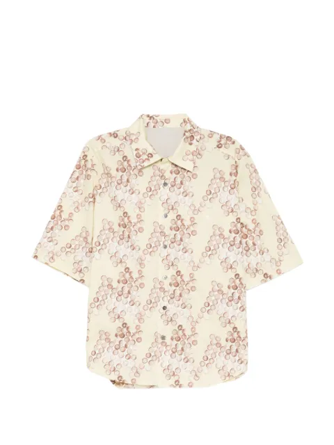 CROQUIS circle-print short-sleeve shirt Neutrals 9Q5212700