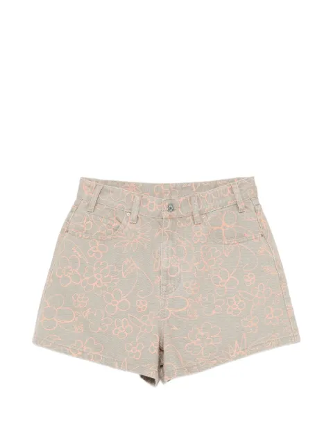 JNBY floral-print denim shorts Neutrals 5Q5E11540