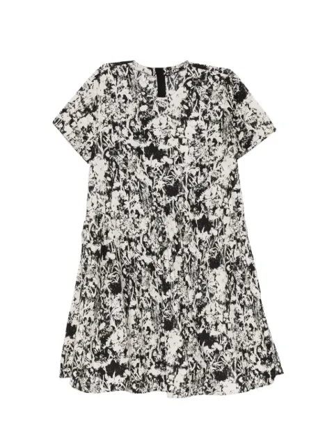 JNBY floral-print round-neck dress White 5Q5G10920