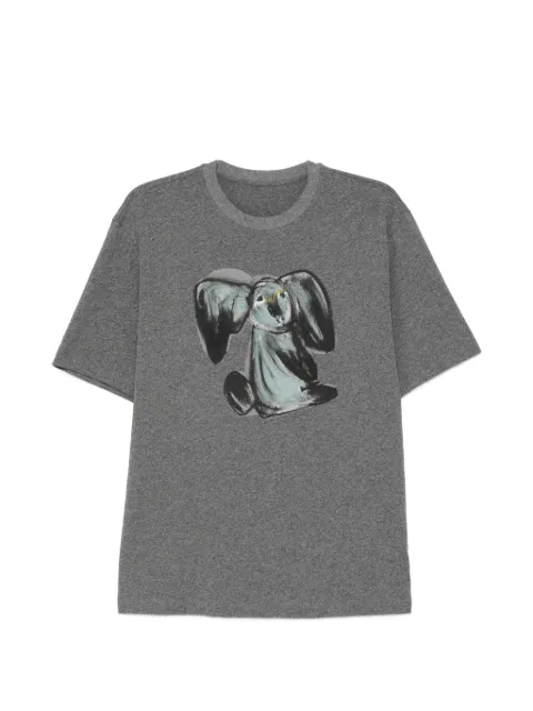JNBY animal-print cotton T-shirt Grey 5Q5115170