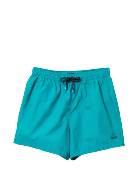 Zegna drawstring swim shorts Blue N7B802820