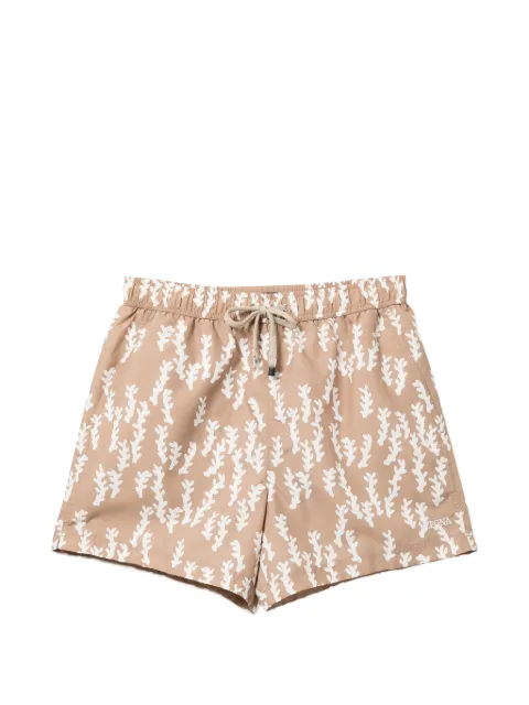 Zegna printed swim trunks Neutrals N7B802840