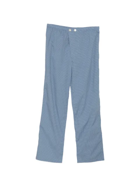 Zegna printed lounge trousers Blue N6H200020