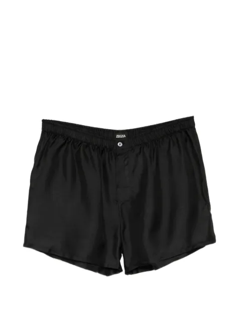 Zegna silk boxer shorts Black N3LE71830