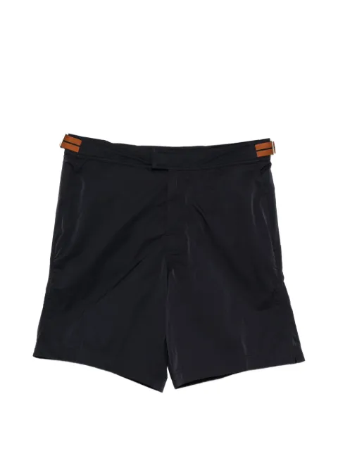 Zegna buckle-fastening swim shorts Blue N7B732410