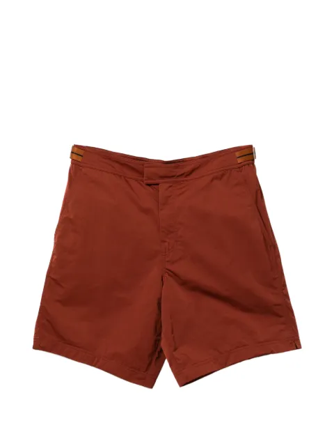 Zegna buckle-fastening swim shorts Brown N7B732830