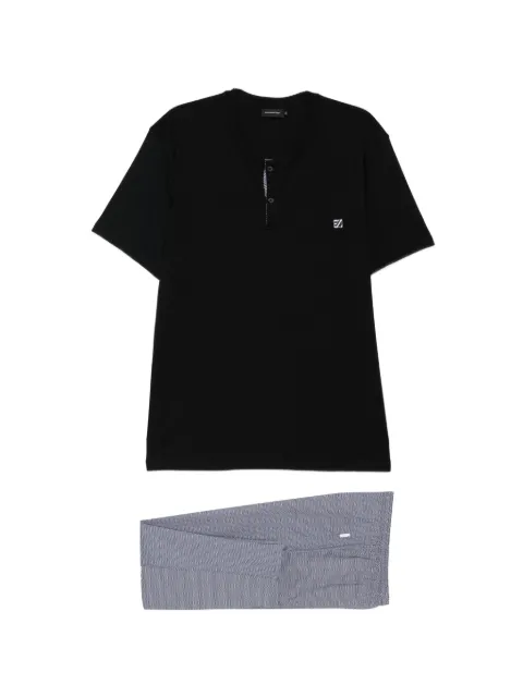 Zegna loungewear set Black N6H000020