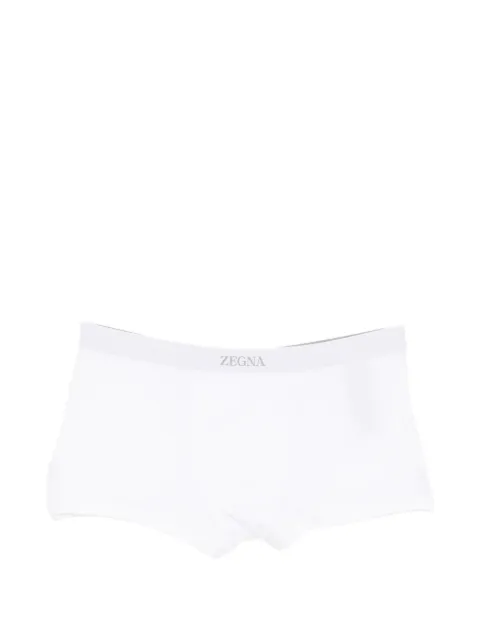 Zegna logo-waistband trunks White N3LC61810
