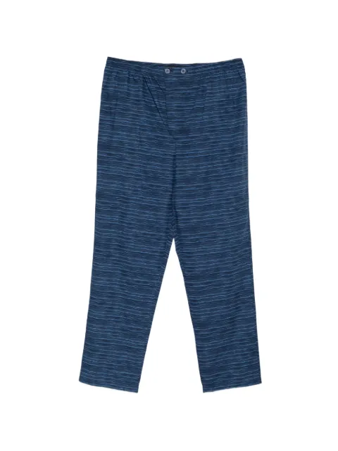 Zegna printed lounge trousers Blue N6H200070