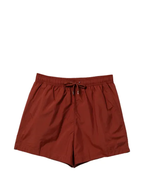 Zegna drawstring swim shorts Brown N7B802820