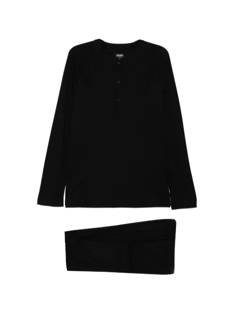 Zegna loungewear set Black N6H031840