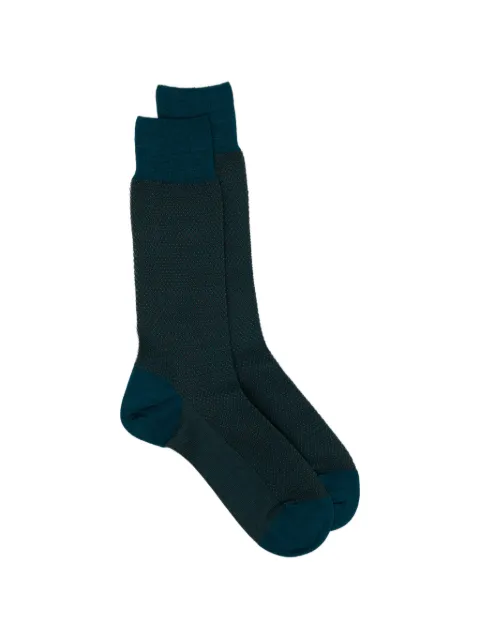 Zegna Pointillism socks Green N5V405790