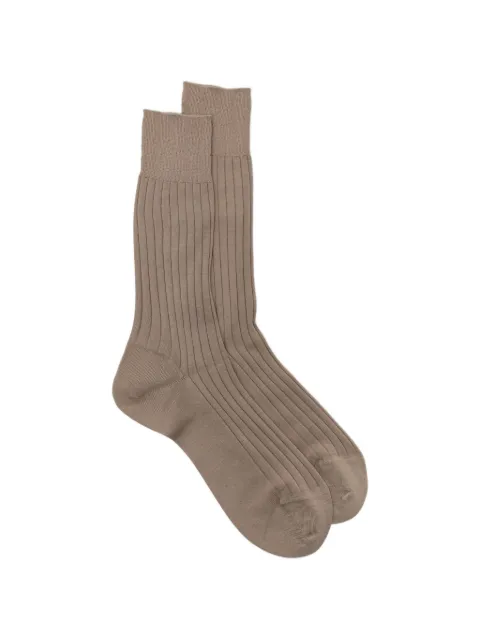 Zegna Deluxe socks Neutrals N5V406850