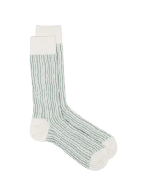 Zegna wandering lines socks Neutrals N5V406610