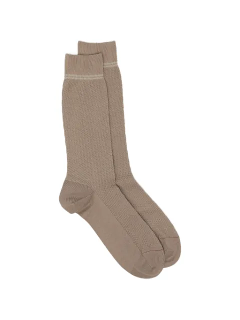 Zegna textured-knit socks Neutrals N5V407220