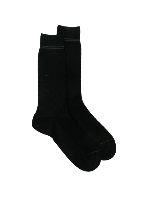 Zegna Texture First socks Black N5V407450