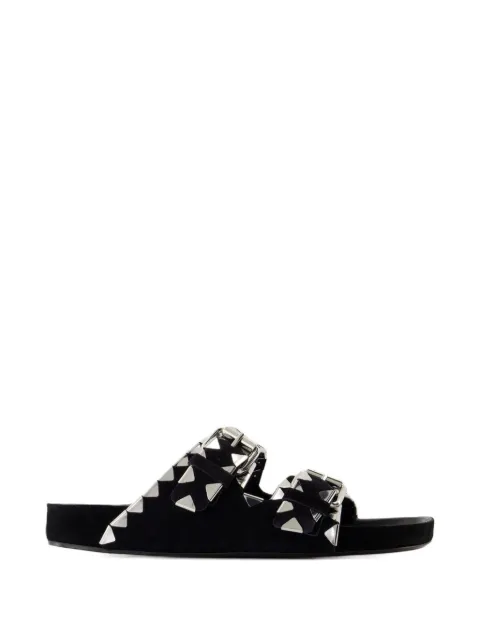 ISABEL MARANT Lennyo studded sandals Black 25ESD0014FAC2B04S