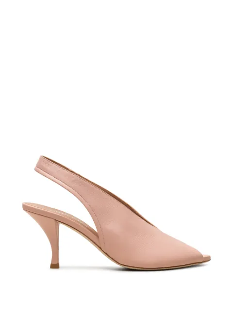 CHUCKIES peep-toe slingback pumps Pink L156