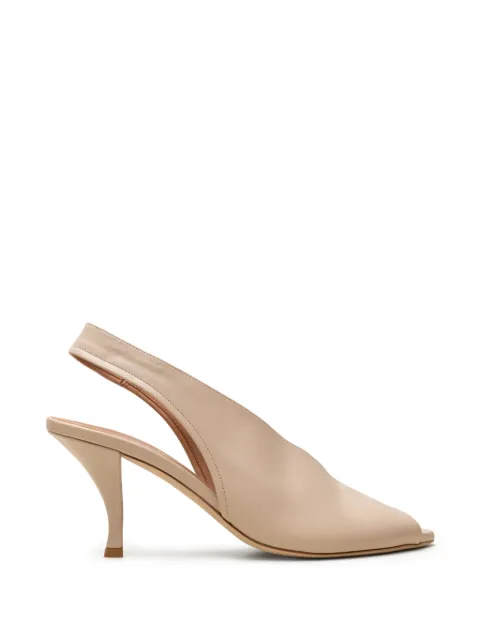 CHUCKIES open-toe slingback pumps Neutrals L156