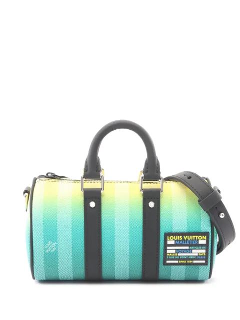 Louis Vuitton Pre-Owned 2021-2026 Damier Stripe Keepall Bandouliere XS satchel Green N0JTGZYH5GZ3COD8