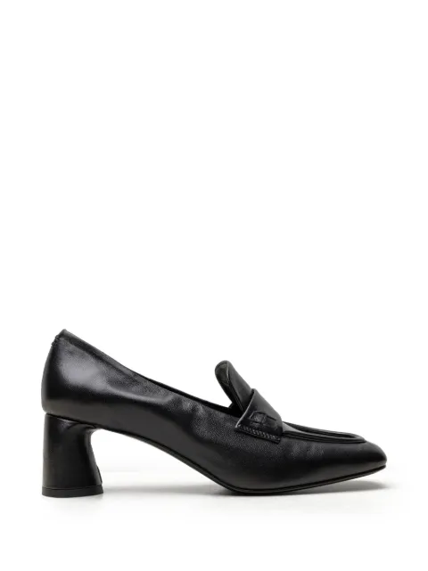 CHUCKIES leather block-heel pumps Black CHRIS05