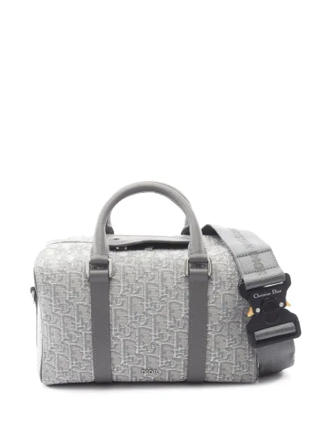 Christian Dior Pre-Owned 2021-2026 Oblique Jacquard Lingot 26 satchel Grey C2U91NSSML9T1LNP