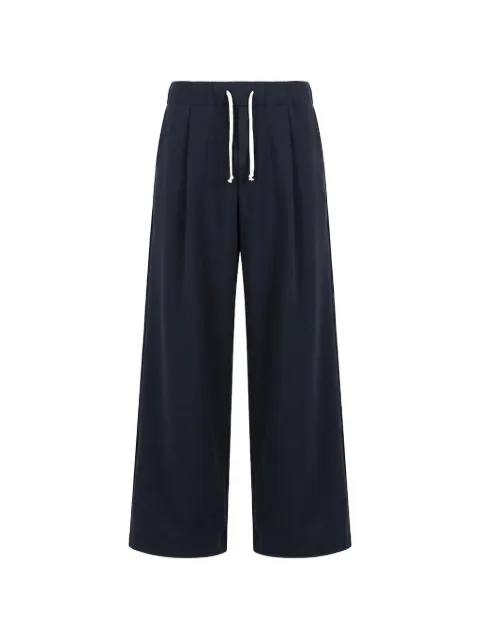 Société Anonyme Gatsby drawstring pleated trousers Blue GATSBYFLSA18U98CN100
