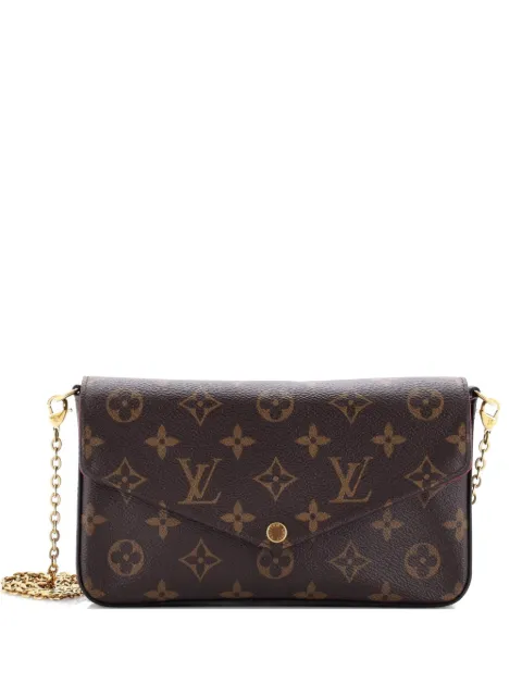 Louis Vuitton Pre-Owned Felicie Pochette Monogram Canvas crossbody bag Brown QR9IJ1ZBSOCUM4G4