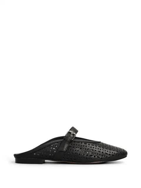 Bibi Lou Maia perforated buckle-strap mules Black 603Z28VK