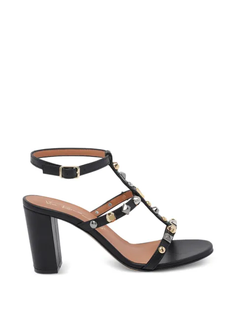 Via Roma 15 studded detail sandals Black 4642A34NERO